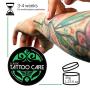 Tattoo Care Classic(1.23 Oz) Tattoo Aftercare Ointment with Natural Ingredients, Moisturizing Cream, Brightens Tattoo Colors, Unscented Tattoo Lotion, Protects, Revives, Helps to Heal & Reduce Redness