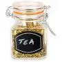 12 Pack - 3.4 Ounce Mini Square Glass Spice Jar with Orange Flip-Top Gasket, Airtight Clear Storage Jars, with REUSABLE labels and Pen by Premium Vials 12 Pack - 3.4 Ounce Mini Square Glass Spice Jar with Orange Flip-Top Gasket, Airtight Clear Storage Jars, with REUSABLE labels and Pen by Premium Vials