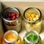 Glasbehälter zur Aufbewahrung, Essensbehälter für Küche, Vorratsgläser für Marmelade/Honig/Kaffee/geätzte Früchte