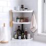 Kitchen Spice Rack 3-Tier Standing Spice Rack Kitchen Bathroom Countertop Storage Organizer Spice Bottle Jars Rack Holder With Adjustable Shelf Kitchen & Pantry Storage Solution