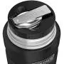 Bouteille isotherme Thermos Stainless King 16 oz avec Pot Alimentaire et Cuillère pliable, Noir Mat Bouteille isotherme Thermos Stainless King 16 oz avec Pot Alimentaire et Cuillère pliable, Noir Mat
