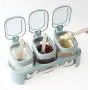 Condiment Box Set Household Spice Tank Salt Jar Seasoning Bottle Condiment Receiving Box Kitchen Glass Container Set Condiment bottles Condiment Box Set Household Spice Tank Salt Jar Seasoning Bottle Condiment Receiving Box Kitchen Glass Container Set Condiment bottles