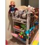 Rack Fridge Wood Organizer Refrigerator Side Storage Rack Paper Towel Holder, Rustproof Spice Jars Rack Kitchen Storage Wrap Rack Organizer Refrigerator Shelf Storage Adjustable Cabinet Door Mount