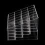 Milue Clear 24 Lipstick Storage Display Stand Rack Makeup Holder Cosmetic Organizer
