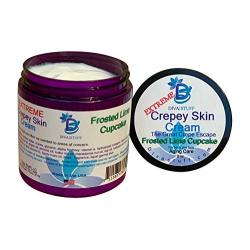Extreme Crepey Skin Body & Face Cream With Hyaluronic Acid, Alpha Hydroxy and More, by Diva Stuff (Frosted Lime Cupcake)