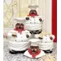 Küchendekoration, Afroamerikanische Köche, Bistro Schwarz Glücklicher Koch, 3-teiliges Kanister-Set, 89029 von ACK