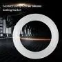 Silicone Sealing Gasket, 10pcs/Set 1.5" 50.5mm Food Grade Silicone Safety Ring Washer Sanitary Clamp Ferrule Silicone Sealing Gasket for Food Beer Beverage Silicone Sealing Gasket, 10pcs/Set 1.5" 50.5mm Food Grade Silicone Safety Ring Washer Sanitary Clamp Ferrule Silicone Sealing Gasket for Food Beer Beverage