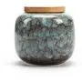 ChuXing China Ceramic Small Airtight Tea Canister/Tea Pot/Tea Caddy Storage Business Gifts (Green) ChuXing China Ceramic Small Airtight Tea Canister/Tea Pot/Tea Caddy Storage Business Gifts (Green)