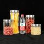 Lead Free Food Glass Jars Miscellaneous Grains Sealed Cans Storage Tanks Piggy Bank Kitchen Storage Jars Transparent Bottles,700Ml