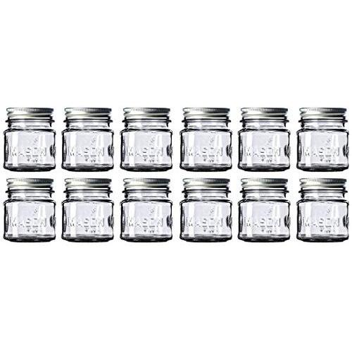 8 oz Mason Jars with Lids and Bands (12-Count) from Quality Producer Direct, Safe, Food-Grade, and Versatile. Use for Canning, Party Favors, Storage, Glassware, Etc.