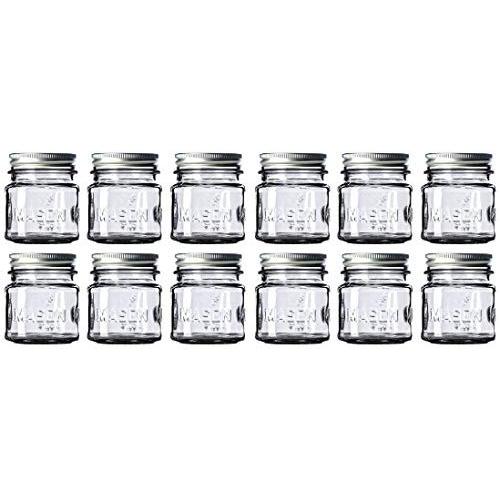 8 oz Mason Jars with Lids and Bands (12-Count) from Quality Producer Direct, Safe, Food-Grade, and Versatile. Use for Canning, Party Favors, Storage, Glassware, Etc.