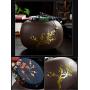 Exquisite Tea tin,Ceramic Sealed Tea storage jars For Spices Coffee Nuts Cereal Gift box-E