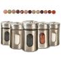 Glass Spice Shaker Bottle Sauce Storage Jar Seasoning Herbs Container Condiment Holder BBQ Cooking Accessories Kitchen Organizer Glass Airtight Food Storage Containers