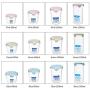 Decdeal Food Storage Container Clear PP Sealed Can Grain Storage Tank with Lid Sealed Food Jar Box for Storing Grains Beans Sugar Coffee Seeds
