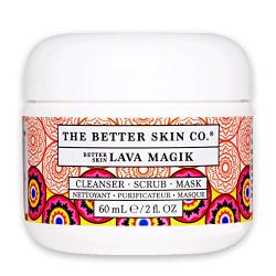 The Better Skin Company | Lava Magik - A Face Cleanser / Face Scrub With French Volcanic Lava that is Pore Cleansing, Blackhead Reducing, Skin Tightening Cream