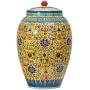 Ceramic Pottery Cereal Containers Canister Cookie Jar With Lids, Airtight Food Storage Containers Bins Large For Kitchen Pantry Organization Flour Rice Candy Bulk, 15L, 25L (Size : 25L)