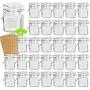 Bouteilles en Verre Spice Jars, LOT de 30 (3,5 oz) avec Joint en Caoutchouc Anti-Fuite et Couvercle Amovible, 280 Étiquettes pour Épices & 2 Pots de Silicone pour la Cuisine et les Créations Artisanales Bouteilles en Verre Spice Jars, LOT de 30 (3,5 oz) avec Joint en Caoutchouc Anti-Fuite et Couvercle Amovible, 280 Étiquettes pour Épices & 2 Pots de Silicone pour la Cuisine et les Créations Artisanales