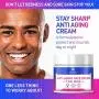 LUXOL Anti-Aging Face Cream Moisturizer for Men, Natural and Organic Anti Aging Cream To Reduce Puffiness, Wrinkles, Dark Circles, Crows Feet and Under Eye Bags 2oz