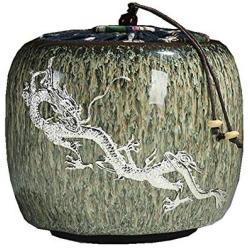 Exquisite Ceramic Tea tin,Tea storage jars Tea canister For Spices Coffee Nuts Cereal Gift box-C
