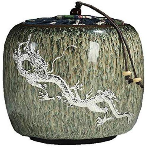 Exquisite Ceramic Tea tin,Tea storage jars Tea canister For Spices Coffee Nuts Cereal Gift box-C