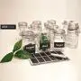 12 X MINI GLASS CLIP TOP SPICE STORAGE PRESERVING JARS CONTAINER CANISTERS (Clear) by Eurotrade W Ltd 12 X MINI GLASS CLIP TOP SPICE STORAGE PRESERVING JARS CONTAINER CANISTERS (Clear) by Eurotrade W Ltd