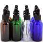 Vivaplex, 12, Assorted Colors, 1 oz Glass Bottles, With Glass Eye Droppers