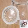XSWZAQ Thickened vacuum coffee bean sealed cans Glass storage tanks home birds nest sealed bottles Honey bottle pickles (Size : 1000ml)