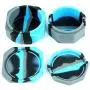 Black/Blue/Gray Large 223ml Silicone Storage Container Wax Oil Concentrate Jars and a Carving Tool by X-Value Black/Blue/Gray Large 223ml Silicone Storage Container Wax Oil Concentrate Jars and a Carving Tool by X-Value