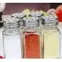 JUSTDOLIFE Spice Bottles Glass Spice Jar Seasoning Bottles Kitchen Gadgets with Shaker Top 5PCS JUSTDOLIFE Spice Bottles Glass Spice Jar Seasoning Bottles Kitchen Gadgets with Shaker Top 5PCS