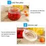 Najer 4-Piece Glass Preserving Jar Set - Kitchen Food Storage Container - Sealed Jar with Lid - Candy Storage, Coffee Beans, Pet Food, Cookies, Swear Jar and More