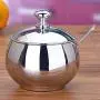 Bouteille et pot d'assaisonnement, boîte de rangement pour condiments, ensemble de bocaux en acier inoxydable pour épices, rangement pour boîte d'épices de cuisine. Bouteille et pot d'assaisonnement, boîte de rangement pour condiments, ensemble de bocaux en acier inoxydable pour épices, rangement pour boîte d'épices de cuisine.