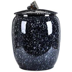 Home Décor Ceramic Jar Home Accessories Restaurant Tea Storage Container Kitchen Tea Storage Jar Capacity 2.5kg Decorative Accessories (Color : Clear, Size : 384222cm)