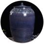 Food Jars & Crocks Rice Storage Kitchen Large Capacity Ceramic Rice Cylinder Chinese Grain Storage Tank Moisture-proof Insect Proof Texture Clear 10kg 20kg Durable (Color : Blue, Size : 33x48cm)