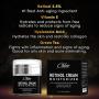 Retinol Moisturizer for Face and Eye area | Anti Aging Cream with Hyaluronic Acid, 2.5% Active Retinol and Vitamin E | Reduces Appearance of Wrinkles and Fine lines | Best Day and Night Face Cream