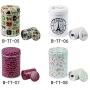 dezirZJjx Tea Container, Premium Cylindrical Candy Tinplate Retro Tin Box Coffee Tea Seal Storage Jar Canister Large Capacity - TT-2