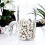 Large Acrylic Storage Jar, Airtight Lid with Silicon Sealing Ring | Perfect Canister for Sugar, Salt, Tea, Spices, Herbs, Condiments | 1000ML/34.2OZ
