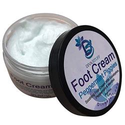Peppermint Piggies Soothing Foot Cream w/ Eucalyptus, Peppermint & Menthol, by Diva Stuff