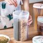 XHSP 3 Pack Food Storage Containers with Lids,Grain Storage Bin,Classification Storage Transparent Sealed Cans Versatile Dry Goods Food Storage Tank Storage Tank