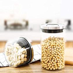 Glass Sealed Jars, Kitchen Household Grain Containers, Storage Spices/Pasta/Oatmeal/Coffee Beans