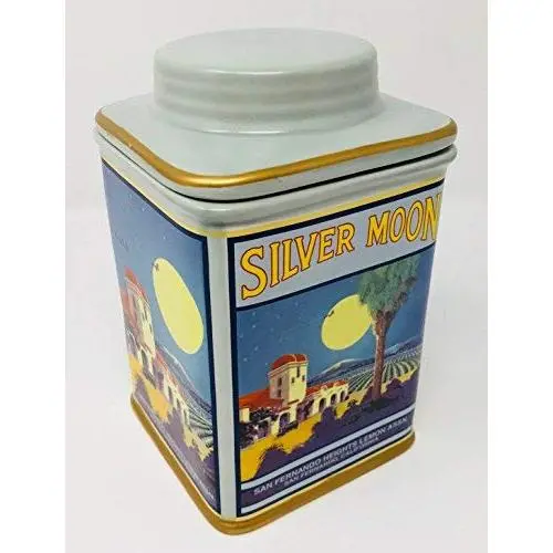 Oneida Kitchen Vintage Label Canister Collection Silver Moon Oneida Kitchen Vintage Label Canister Collection Silver Moon