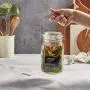 Mason Craft & More Food Storage Collection- Leak Proof Glass Container BPA Free Plastic Locking Lid, 4 Pack of 1.38 Liter Food-on-the-Go Clamp Jar with Handle Mason Craft & More Food Storage Collection- Leak Proof Glass Container BPA Free Plastic Locking Lid, 4 Pack of 1.38 Liter Food-on-the-Go Clamp Jar with Handle