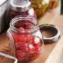 YunNasi Glass Favor Jars with Lids Food Storage Canning Bottles Jar for Sauce,Beans, Dried foods,Candies,Clear,Set of 6 (450ml(15.40oz))