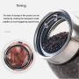 WANGLX ST Storage Bottles Food Storage Jar Magnetic Suction Spoon Timing Durable Stainless Steel Moisture Container Proof Keeping Food Dry Fresh