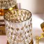 HOUSIYU Candy Jar Elk Metal Glass Storage Jar Home Accessories Ornaments for Candy Trays, Biscuit Jars, Biscuit Buckets, Decorative Candy Jars, Transparent