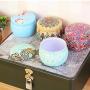 dezirZJjx Tea Container,dezirZJjx Premium Cylindrical Candy Tinplate Retro Tin Box, Lovely Mini Tinplate Party Candy Cookies Gift Tea Storage Box Round Container 7#
