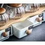 Spice Box Cruet Set, Spice Jars Oil Bottle Glass Condiment Jar Kitchen Home Tool Condiment Dispenser Solid Liquid Seasoning Box For Spices Condiments Canned Food
