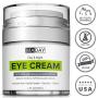 Eye Cream - Reduce Dark Circles, Puffiness and Under Eye Bags - Effective Anti-Wrinkles Treatment - Anti-Aging Eye Gel with Hyaluronic Acid, Gotu Kola Extract, Caffeine - Refreshing Eye serum