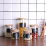 Kitchen Food Storage Jar Airtight Food Storage Kitchen Glass Jar Moisture-Proof Home Multi-Purpose Jam Bottle Cruet Serbatoio Di Vetro Creativo (Color : S)