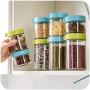 Yl Ly Glass Bottle Sealed Jar Glass Jar Storage Jar Candy Snack Seal Bottle Glass Jar Milk Powder Jar Green 400Ml
