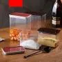 Bouteilles de rangement en plastique pour maisonnette, résistantes à l'air, contenants carrés de rangement de taille standard, avec couvercle, pour herbes, pack de 3-6 (1000ml x 3) Bouteilles de rangement en plastique pour maisonnette, résistantes à l'air, contenants carrés de rangement de taille standard, avec couvercle, pour herbes, pack de 3-6 (1000ml x 3)